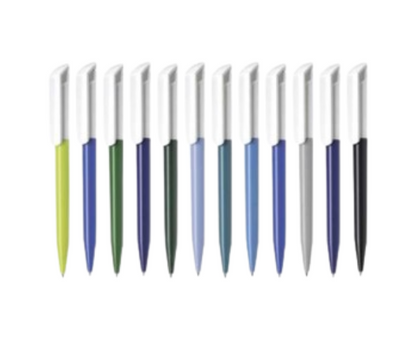 Colored Barrel Zink Plastic Pens