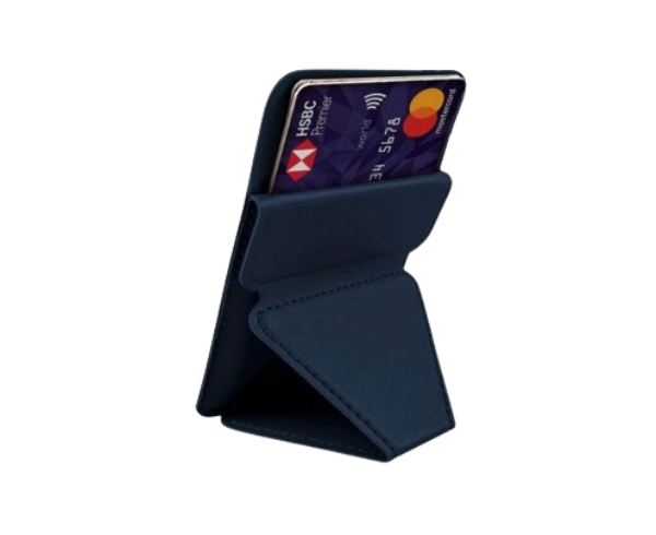 Odda Magnetic Card Holder Phone Stand Custom Leather Wallet