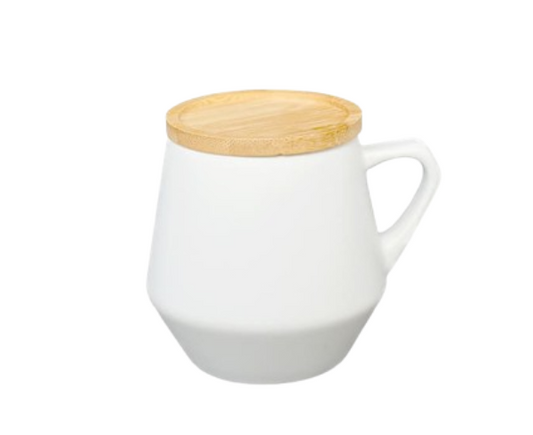 Sevilla Ceramic Mugs with Bamboo Lids