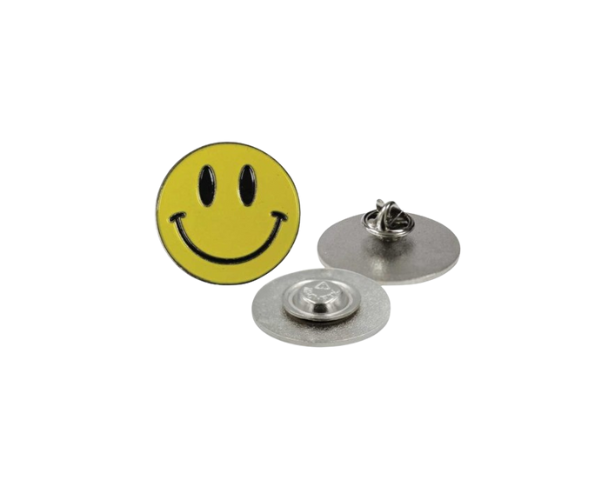 Smiley Face Emoji Pins