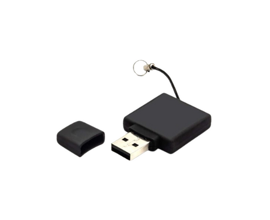 Square Rubberized USBs