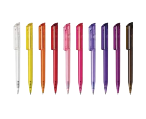 Zink Transparent Plastic Pens