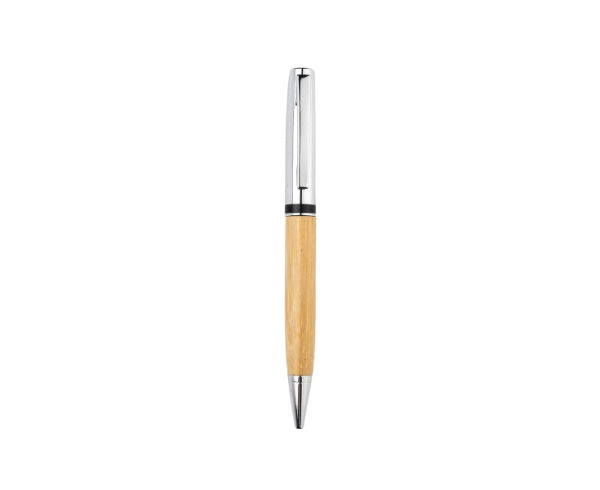 Atca Metal Pens with Bamboo Barrel