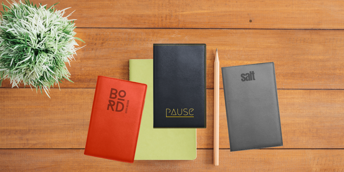 Branded Leather Book Jackets