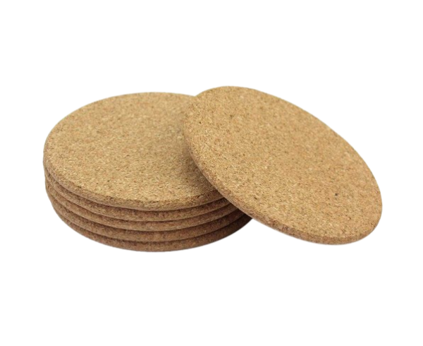 Cark Coaster Customized Round Cork Coasters | Branded Recycled Drink Mats – Tellurian