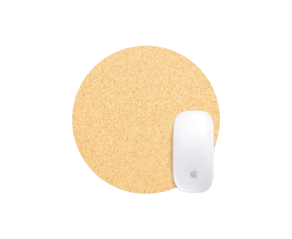 Cork Round Mouse Pads | Eco-Friendly Office & Branding Gifts – Tellurian