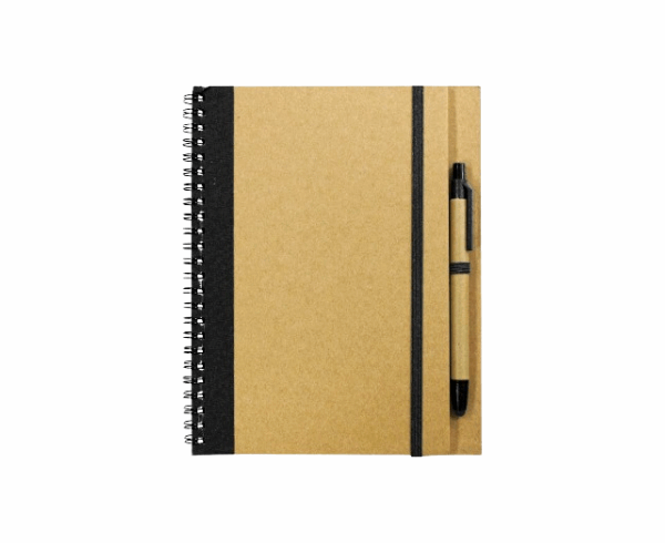 Eco-Friendly Spiral Elastic Notebooks