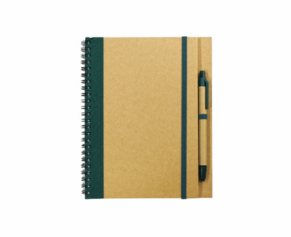Eco-Friendly Spiral Elastic Notebooks
