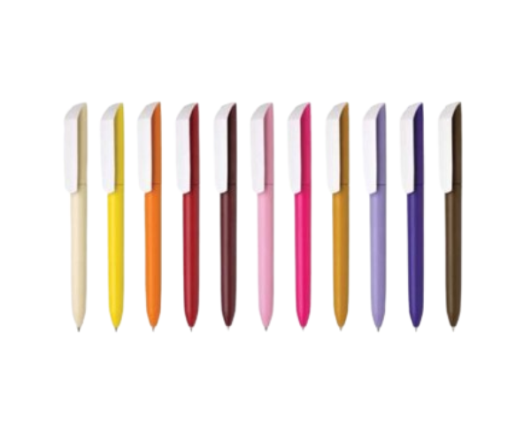 Color Flow Pens Flow Pure Plastic Pens | Branded Italian-Made Pens – Tellurian