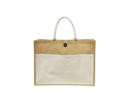 Customized Jute Bags Branded Sustainable Bags with Cotton