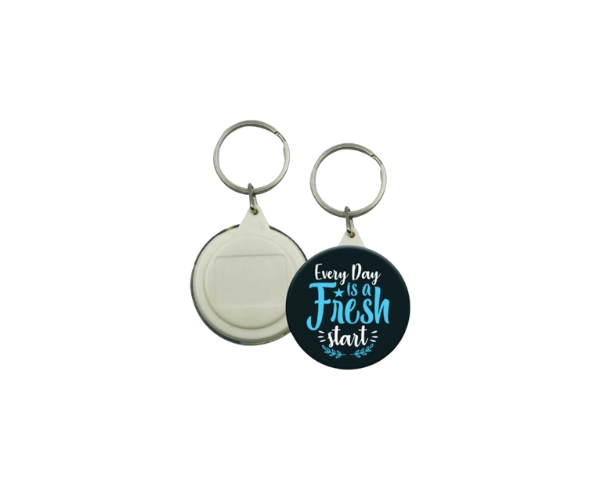 Custom Keychain Button Badges - Branded & Printed Plastic Keychains ...