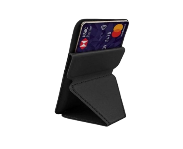 Odda Magnetic Card Holder Phone Stand Custom Leather Wallet