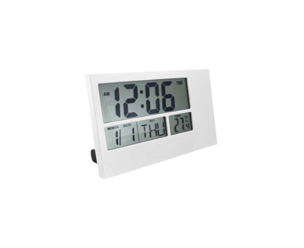 Custom Digital Desk Clocks | PVC | Time & Temperature Display – Tellurian