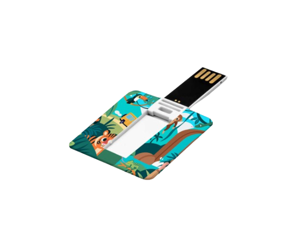 Custom Square Slim Card USBs - Branded Flash Drives 4GB-32GB – Tellurian